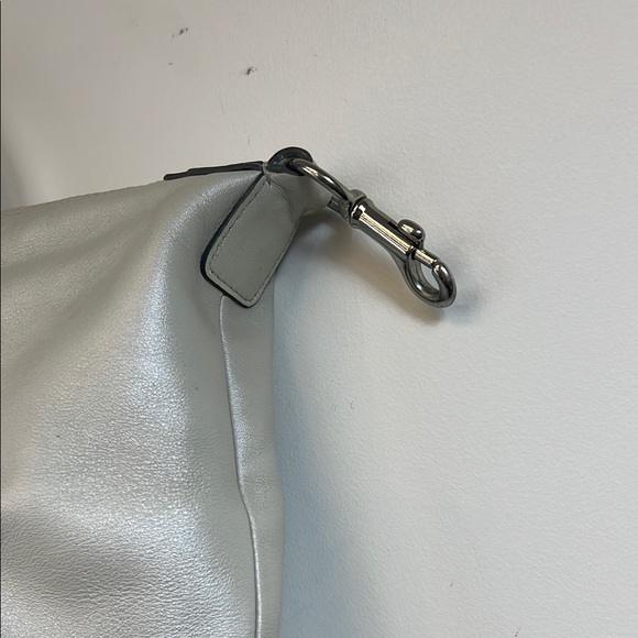 Coach Large Capacity Silver Tote Bag with Metallic Accents - Picture 5 of 17